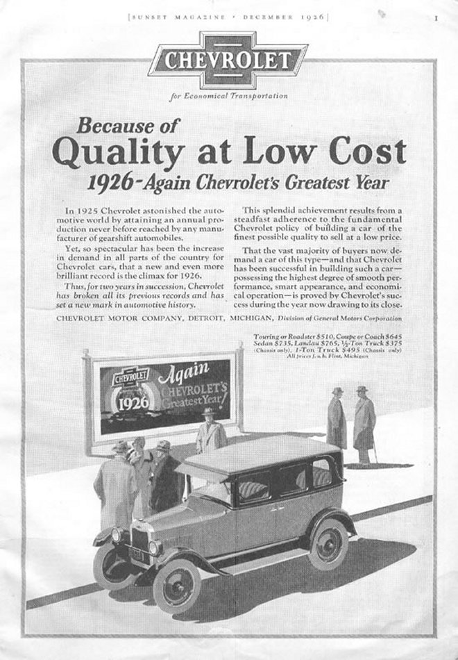 1926 Chevrolet 8